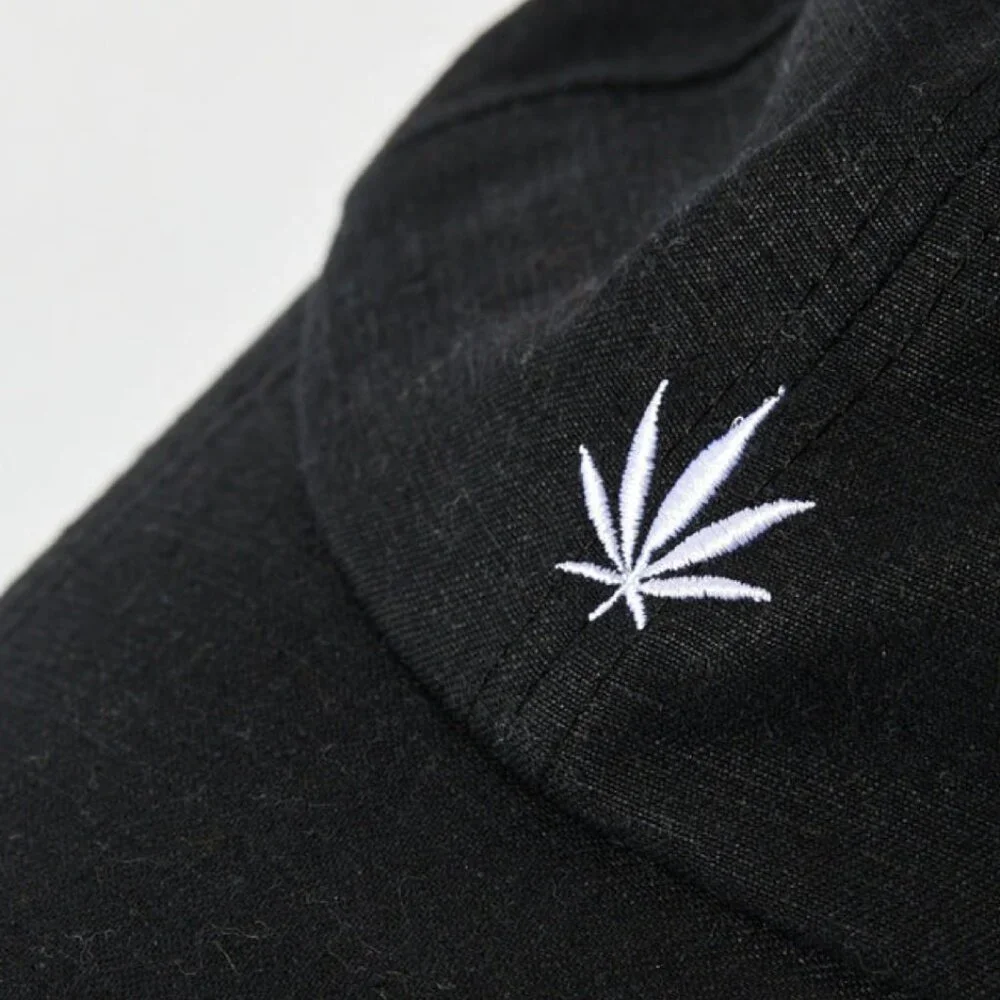 BNWT Afends - Foundation - Unisex Hemp Weed 6 Panel Black Cap Hat - Picture 2 of 6